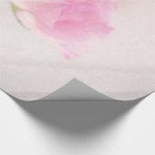 Roze roze roze marmer Stone Background Collage Roz Cadeaupapier (Hoek)