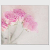 Roze roze roze marmer Stone Background Collage Roz Cadeaupapier (Vlak)