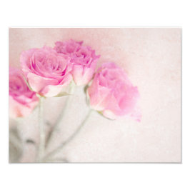 Roze roze roze marmer Stone Background Collage Roz Foto Afdruk