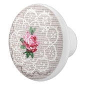 roze roze roze met een olieachtige poot keramische knop (Rechts)