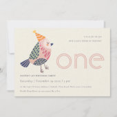 Roze roze roze om het even welke leeftijd 1e verja bedankkaart (Voorkant)