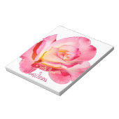 roze roze roze op maat notitieblok (Linkerzijde)