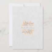 Roze roze roze orchidee pampas grass 50th Birthday Kaart (Achterkant)