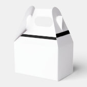 Roze roze roze ribbon bruiloft bedankdoosjes (Achterkant)