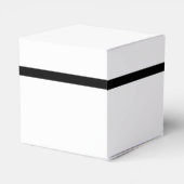 Roze roze roze ribbon bruiloft bedankdoosjes (Achterkant)