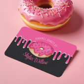 Roze, roze, roze riemen bakkerij visitekaartje