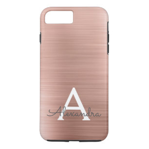 Roze roze roze roestvrij stalen monogram Case-Mate iPhone case