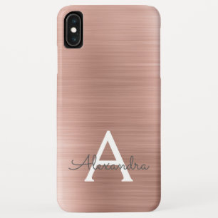 Roze roze roze roestvrij stalen monogram Case-Mate iPhone case