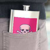 Roze Roze roze roestvrijstalen kolf Flacon (Voorbeeld)