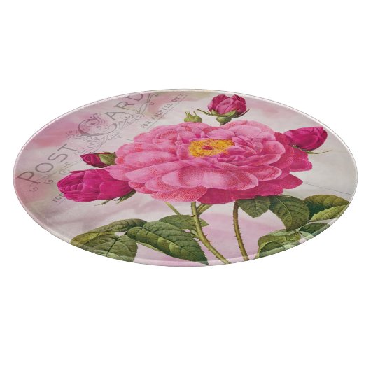 Roze roze roze ronde snijplank (Hoek)