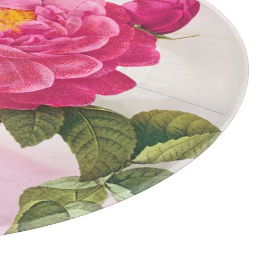 Roze roze roze ronde snijplank (Hoek)