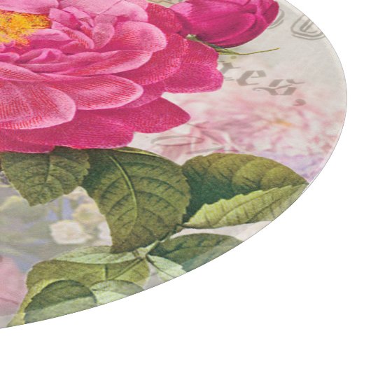 Roze roze roze ronde snijplank (Hoek)