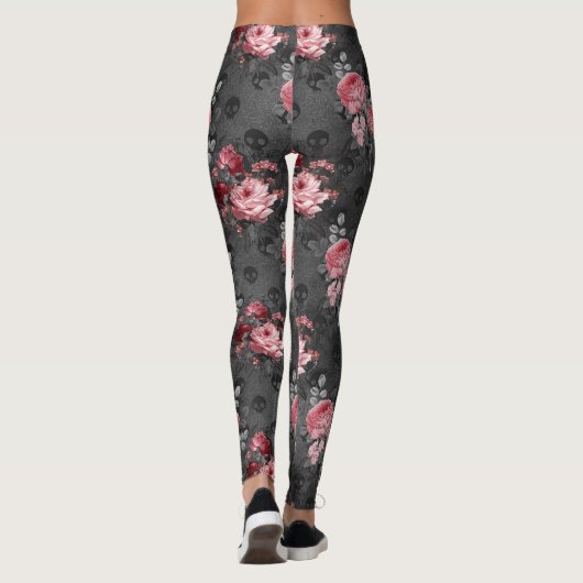 Roze roze roze roodbaars leggings (Achterkant)