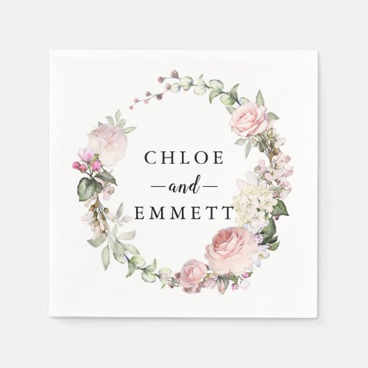 Roze roze roze roodbaars servet (Voorkant)