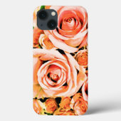Roze roze roze roodbruin Case-Mate iPhone case (Achterkant)