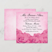  roze roze roze roodbruine kreeft Birthday Kaart (Voorkant / Achterkant)