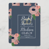 Roze roze roze roodbruine roodbruine ring kaart (Voorkant / Achterkant)