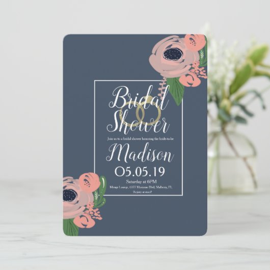 Roze roze roze roodbruine roodbruine ring kaart (Staand voorkant)