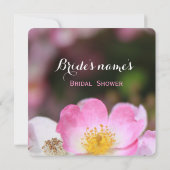  roze roze roze roze bloemen vrijgezellenfeest kaart (Achterkant)