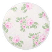 roze roze roze roze bloemkool keramische knop (Voorkant)