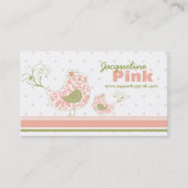 Roze, roze, roze, roze, griezelige, griezelige en  visitekaartje (Voorkant)