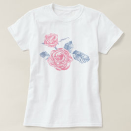 Roze roze roze roze inktvis t-shirt