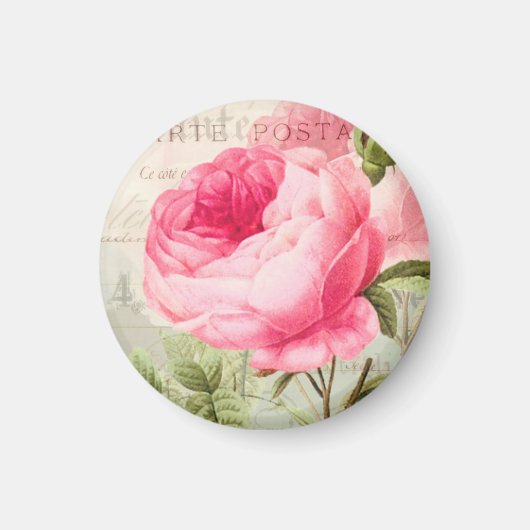 Roze roze roze roze magneet (Voorkant)