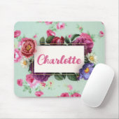  roze roze roze roze naam muismat (Met muis)