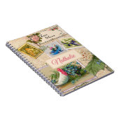 Roze roze roze roze roestboek notitieboek (Rechterzijde)