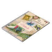 Roze roze roze roze roestboek notitieboek (Linkerzijde)