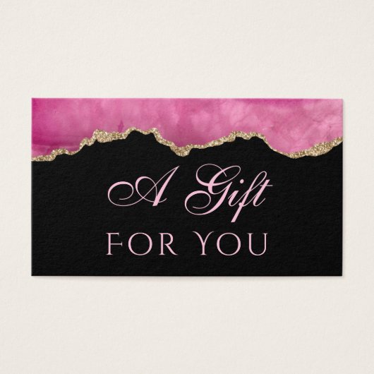 Roze roze roze roze roodbruin op zwarte Kaart (Voorkant)