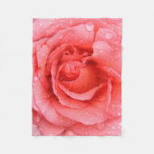 Roze roze roze roze rooddruppels fleece deken (Voorkant)