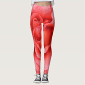 Roze roze roze roze rooddruppels leggings (Voorkant)