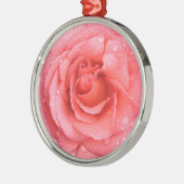 Roze roze roze roze rooddruppels metalen ornament (Links)