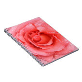 Roze roze roze roze rooddruppels notitieboek (Rechterzijde)