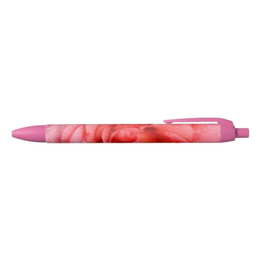 Roze roze roze roze rooddruppels zwarte inkt pen (Bovenkant)