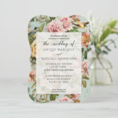 Roze roze roze roze roodvogel kaart (Staand voorkant)