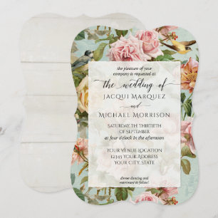 Roze roze roze roze roodvogel kaart