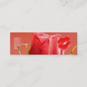 Roze roze roze roze roze I-profielkaart Mini Visitekaartje