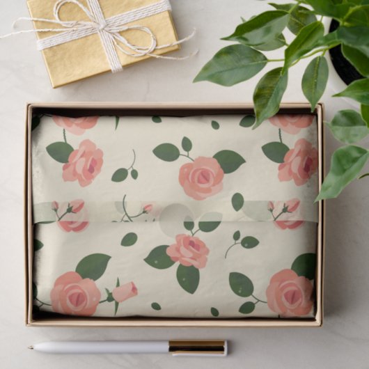 roze roze roze roze roze patroon tissuepapier (Geschenk)