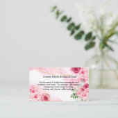 Roze Roze Roze Roze Roze Roze Magenta Informatiekaartje (Staand voorkant)