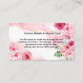 Roze Roze Roze Roze Roze Roze Magenta Informatiekaartje (Voorkant)