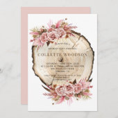 Roze roze roze roze roze roze roodbruin en houthag kaart (Voorkant / Achterkant)