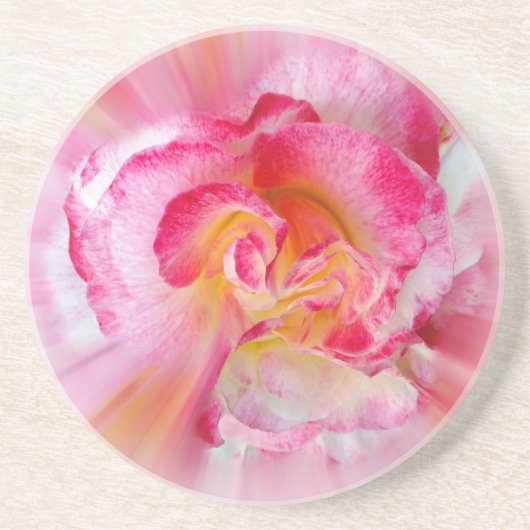 roze roze roze roze roze zandsteen onderzetter (Voorkant)