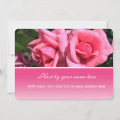 Roze roze roze roze Valentijnsdag Kaart (Achterkant)