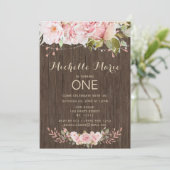 Roze Roze Roze Rustige Lichten Eerste Dag Kaart (Staand voorkant)