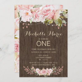 Roze Roze Roze Rustige Lichten Eerste Dag Kaart