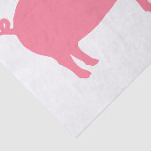 Roze roze roze Silhouette Tissuepapier (Detail)