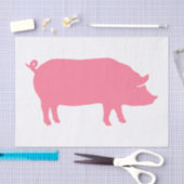 Roze roze roze Silhouette Tissuepapier (Craft)