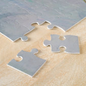 Roze Roze Roze Stem Artsy Flower Puzzle Legpuzzel (Zijkant)